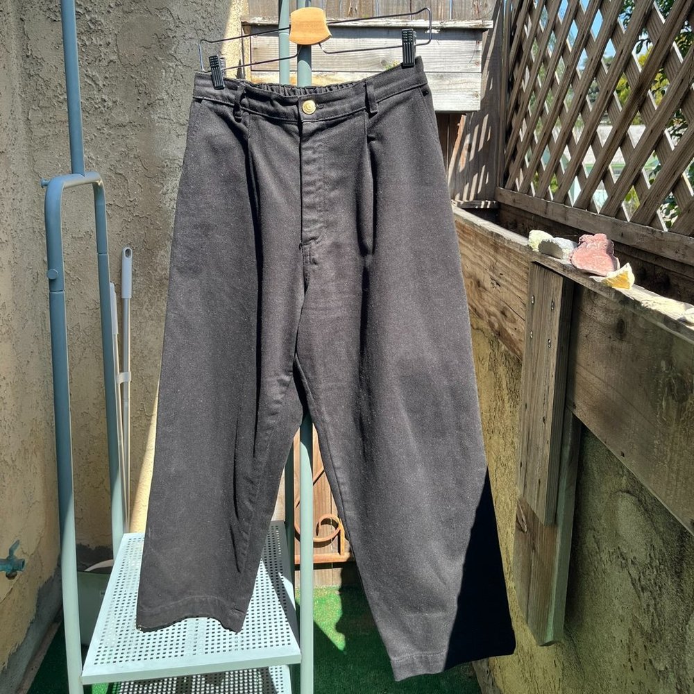 Size S Petite Black Trouser Jeans